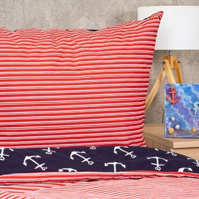 Lenjerie de pat din bumbac 4Home Marine, 160 x 200 cm, 70 x 80 cm