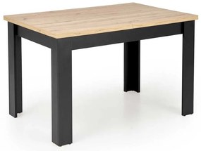 Masă de bucătărie Aseado, stejar artisan / negru