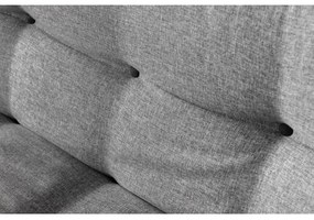 Canapea extensibilă BINA, 2 locuri, gri deschis