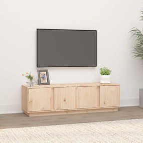 Comoda TV, 140x40x40 cm, lemn masiv de pin