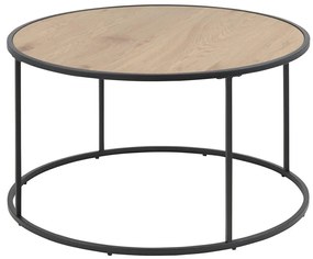 Masă de cafea SARON stejar/negru