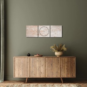 Tablou - Perete (cu ceas) (90x30 cm)