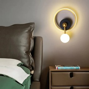 Aplica Led, Elit's Esn B91-2, 3 Tipuri De Lumina, 40W, Auriu