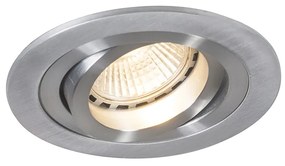 Spot încastrat inteligent modern oțel, incl. sursă de lumină Wifi GU10 - Rondoo