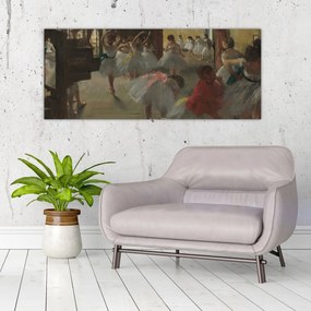 Tablou - Edgar Degas, The Dance Class, reproducere (120x50 cm)