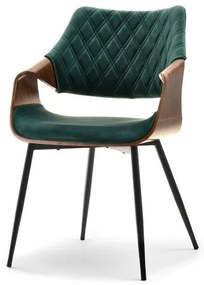 Scaun Rolf K (verde + negru). 1111259