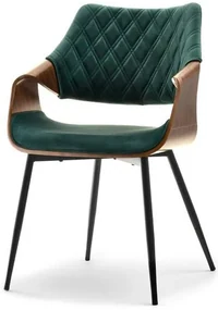 Scaun Rolf K (verde + negru). 1111259