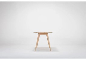 Masă de dining din lemn de stejar 80x80 cm Stafa – Gazzda