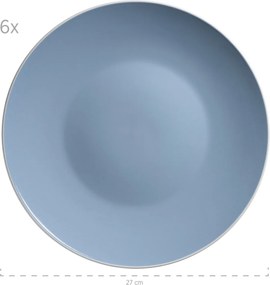 Mäser Set de veselă 24 piese ELISSA – albastru lucios