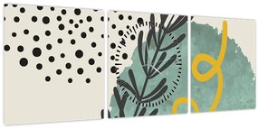 Tablou - Foi de rezumat N⁰1 (cu ceas) (90x30 cm)