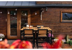 Set de dining pentru grădină în culoare naturală pentru patru persoane Nova – Bonami Selection