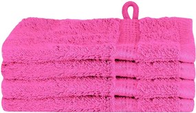 vidaXL Prosop pentru musafiri SOLUND 4 pcs Roz 15 x 21 cm 550 gsm