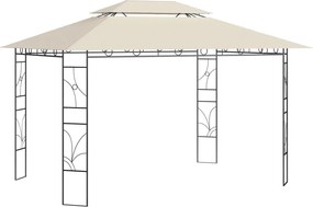 vidaXL Pavilion, crem, 4x3x2,7 m, 160 g/m²