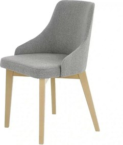 Scaun tapitat cu stofa gri Toledo, 55X51X82 CM