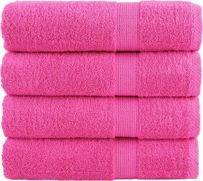 vidaXL Prosoape de baie premium, SOLUND 4 buc 100x150 cm 600 gsm