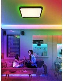 Immax NEO 07167-B40-LED RGBCCT Lampă dimabilă 50W/230V Wi-Fi Tuya negru+DO