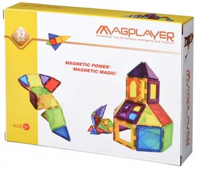SET DE CONSTRUCTIE MAGNETIC - 32 PIESE - MAGPLAYER (MPL-32)