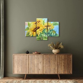 Tablou - Floarea soarelui înflorită (90x60 cm)