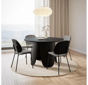 Scaun conferință Jazmin  (cenușiu + negru). 1099823