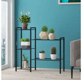Suport decorativ pentru ghiveci Sosenu (negru) . 1093629
