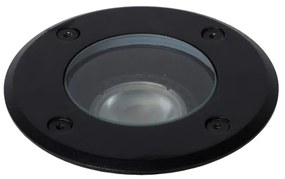 Corp de iluminat de exterior pentru căi de acces BILTIN 1xGU10/35W/230V IP67 negru Lucide 11801/01/30