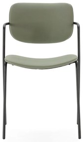 Scaune de dining kaki 2 buc. Maika – Marckeric