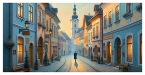 Tablou stradă istorică a orașului