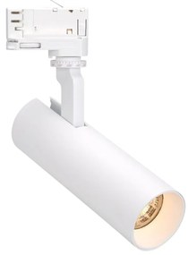Spot LED directionabil pentru sina trifazata MAXLIGHT, SHINEMAKER alb