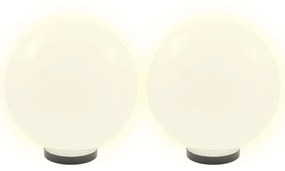 Lampi glob cu LED, 4 buc., 30 cm, PMMA, sferic 4, 30 cm, 1