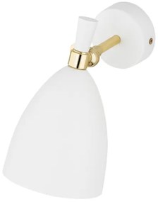 Aplică CHARLOTTE 1xE27/15W/230V albă/aurie Argon 4699