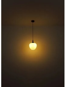 Lustră pe cablu MAXY 1xE27/60W/230V alb/maro Globo 15548H1C