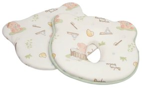 Perna bebe anti-plagiocefalie pentru formarea capului cu husa de schimb din bumbac Kidizi Elephant Bubble, interior spuma de memorie