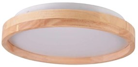 Plafonieră LED pentru baie, 12 W, 230 V, Ø 27 cm, IP44, stejar