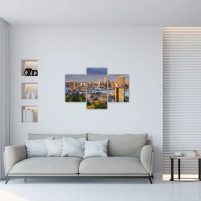 Tablou - Panorama Rotterdamului, Țările de Jos (90x60 cm)