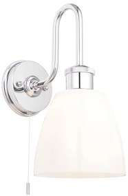 Endon 95506 -Aplica de perete pentru baie PIPER 1xE27/10W/230V IP44 crom lucios