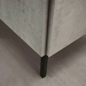 COMODA LINDA CU PICIOR METALIC - OTEL OXIDAT