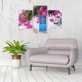 Tablou - Casă tradițională grecească (90x60 cm)