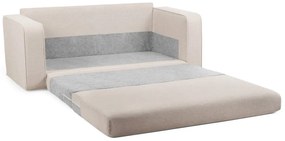 Canapea bej extensibilă 160 cm Come – Bobochic Paris