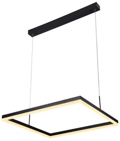 Lustră LED dimabilă pe cablu LED/55W/230V 3000-6500K + telecomandă