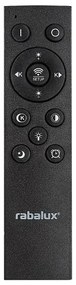 Rabalux TANELI 71314 - Plafonieră LED dimabilă, 56W, 230V, 3000/4000/6000K, crom/negru + telecomandă