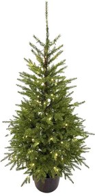 Brad în ghiveci 3D Molid Carpatic 150cm 150LED
