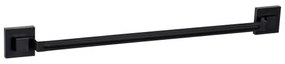 WENKO 71445800 - Bară pentru prosoape VACUUM-LOC QUADRO ED 60,5x6 cm negru
