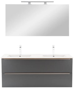 Mobilier complet de baie Vario Trim 120 stejar-antracit