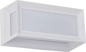 Brilagi - Aplica de perete pentru exterior PARKER LED, 12W, 230V, albă, IP44