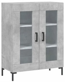 827792 vidaXL Servantă, gri beton, 69,5x34x90 cm, lemn compozit