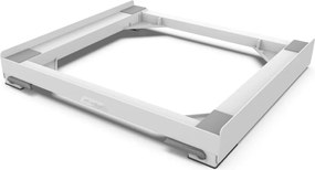 Meliconi 656146 - Suport anti-vibrații pentru mașina de spălat, cu roți extensibile, 61 cm, alb