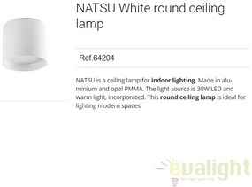 Plafoniera LED design modern minimalist NATSU alba 64204