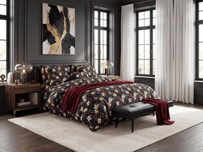 Lenjerie de pat din microfibra WINTER MAGNOLIA colorata Dimensiune lenjerie de pat: 2 buc 70 x 90 cm | 200 x 220 cm