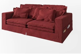 Canapea roșie 236 cm Nora – Ropez