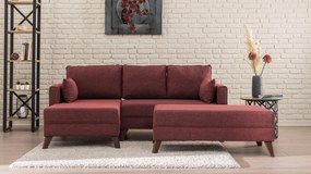 Canapea extensibilă Bellina (bordo) (S). 1063025
